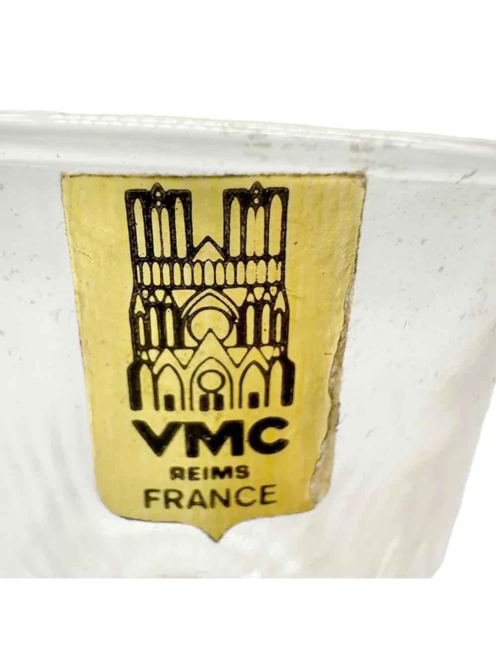 Vintage VMC Reims France Set of 5 Crystal Cordial Liqueur Glasses 3.5